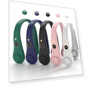 Silent Digital Neck Fan — Portable Cooling Solutions, ElectroCN