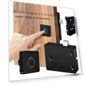 Smart Biometric Hidden Drawer Electronic Door Lock — Locks, keyuin