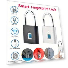 Smart Fingerprint Padlock — Padlocks & Hasps, Musk