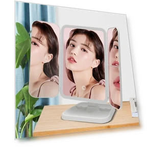 Smart Mirror with Adjustable 180° Rotation — Compact & Travel, Weiyuan
