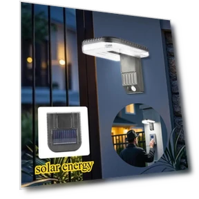 Solar Wall Lights — Garden Illumination, YH-Led Lighting