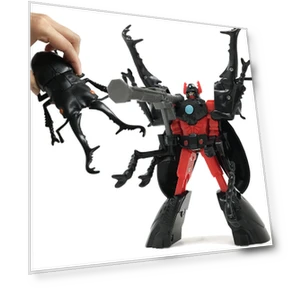Transformable Insect Robot Toy — Puzzles, Omi Japan Products