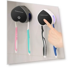 Wall Mounted Smart UV Toothbrush Sterilizer — Travel Toothbrush Holders, Hongpei