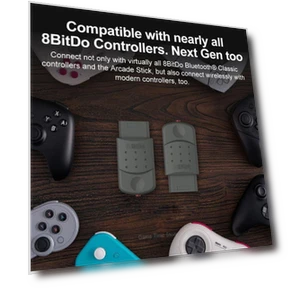 Wireless Controller Adapter Retro Bluetooth Receiver — Accessories, LZhuijiang
