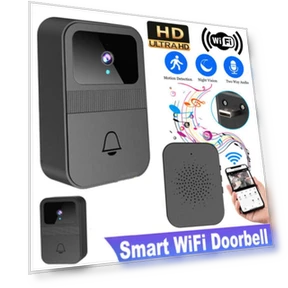 Wireless Smart Doorbell with Night Vision — Smart Home Security, leerpai
