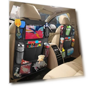 Car Back Seat Organizer with Touch Screen — Dash Holders, Lansoon Electronics