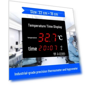 High-Temperature LED Display Controller with Waterproof Probe — Temperature Measurement Tools, Discount Domain