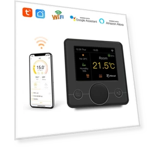 Smart Thermostat with Color Screen — Smart Climate Control, Discount Domain