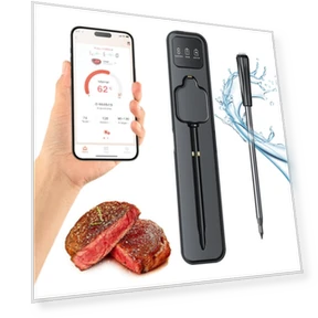 Wireless Smart Meat Thermometer with Bluetooth — Grill Thermometers, Leisure outdoor