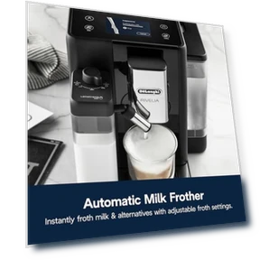 Automatic Espresso Machine with Grinder & Milk Frother — Coffee & Espresso Combos, De'Longhi