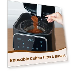 Programmable Drip Coffee Maker — Brewing Excellence, Gevi