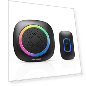 Wireless Doorbell with RGB Alarm Lighting — Kits, TECKNET