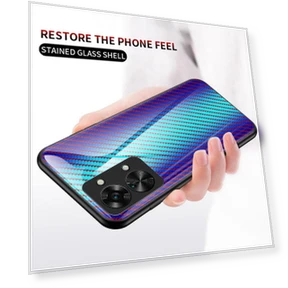 Carbon Fiber Texture Shock Absorption Protection Tempered Glass Case — Screen Protectors, Smartwatch 2025