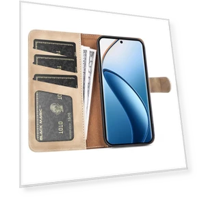 Color Splicing Leather Phone Cover with Wallet Card Slots — Flip Cases, Smartwatch 2025