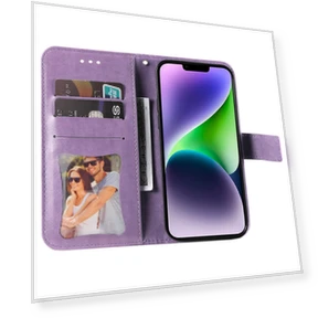 Floral Pattern PU Leather Wallet Stand Phone Cover — Phone Accessories, Smartwatch 2025