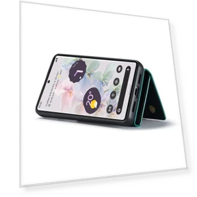 Magnetic Detachable Wallet Phone Case with Kickstand — Flip Cases, Smartwatch 2025