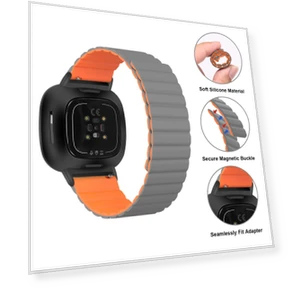 Magnetic Silicone Watch Band — Bands, Smartwatch 2025