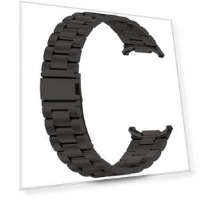 Metal Watch Band Three-Beads Steel Wrist Strap — Bands, Smartwatch 2025