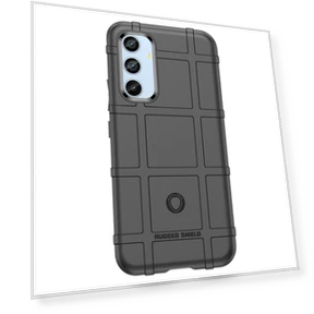Protective Phone Case Rugged Square Grid Texture TPU Cover — Bumpers, Smartwatch 2025