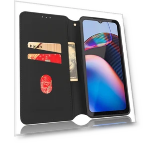 Rhombus Imprinted PU Leather Phone Case Wallet Stand Flip Cover — Flip Cases, Smartwatch 2025