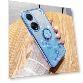 Ring Kickstand Glitter TPU Case — Screen Protectors, Smartwatch 2025