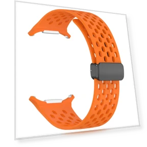 Silicone Watch Band with Magnetic Folding Buckle — Fitness Bands, Smartwatch 2025