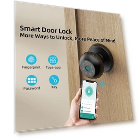 Smart Door Lock with Fingerprint — Biometric Security, The Romantics