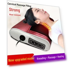 Smart Multi-Zone Heated Massage Pillow — Massage Equipment, Deals Depot
