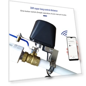 Smart WiFi Robot Wireless Valve Controller with Leak Detection Sensors — Smart Home Security, Global Finds