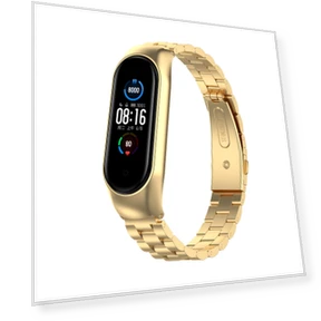 Stainless Steel Replacement Smart Watch Strap — Fitness Bands, Smartwatch 2025