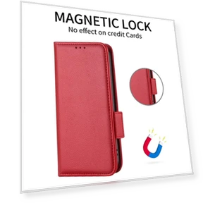 Stylish Litchi Texture Full Protection Wallet Leather Case with Stand — Phone Accessories, Smartwatch 2025