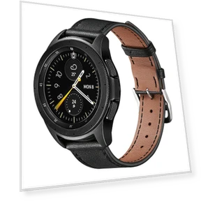 Textured Genuine Leather Replacement Strap — Bands, Smartwatch 2025