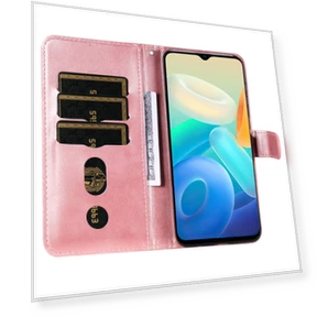 Well-protected Anti-fall PU Leather Wallet Phone Cover — Flip Cases, Smartwatch 2025