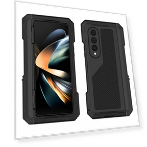 Aluminium Alloy+Silicone Phone Case with Screen Protector — Phone Accessories, Smartwatch 2025
