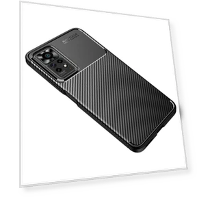 Carbon Fiber Texture Anti-fingerprint Phone Case Protective Cover — Screen Protectors, Smartwatch 2025