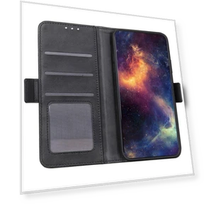 Cowhide Texture Wallet Stand Phone Case — Phone Accessories, Smartwatch 2025