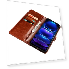 Crazy Horse Texture PU Leather Shockproof Case Stand Wallet Folio Flip Phone Cover — Flip Cases, Smartwatch 2025