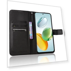 Diamond Texture PU Leather Phone Cover — Protective Covers, Samrtwatch Bands Straps