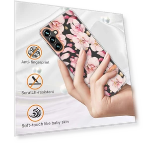 Flower Pattern Electroplated TPU Back Cover — Bumpers, Smartwatch 2025