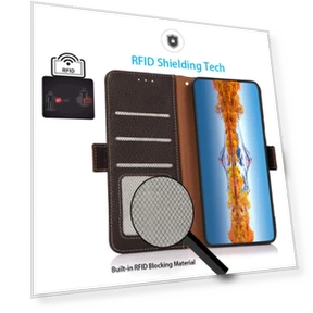 Full Protection Wallet RFID Blocking Stand Phone Case — Flip Cases, Smartwatch 2025