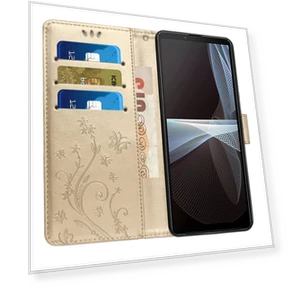 Imprinted Butterflies PU Leather Mobile Phone Flip Wallet Cover Stand — Flip Cases, Smartwatch 2025