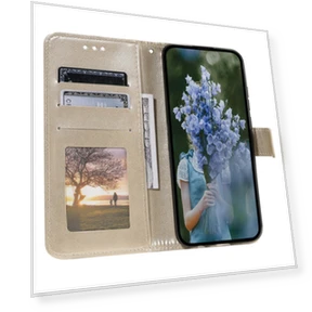 Imprinted Mandala Flower PU Leather Case Stand Wallet — Phone Accessories, Smartwatch 2025