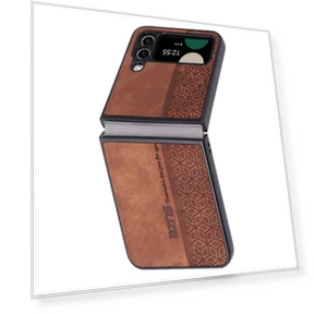 Imprinted Pattern PU Leather Coated Folding PC Case — Screen Protectors, Smartwatch 2025