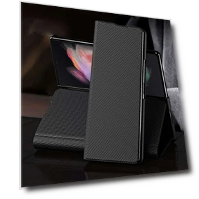 Kevlar Texture PU Leather Stand Case — Bumpers, Smartwatch 2025