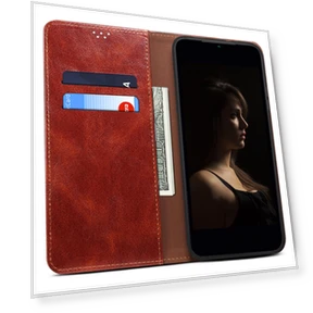 Leather Phone Case with Stand — Phone Accessories, Smartwatch 2025