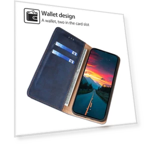 Leather Wallet Case with Magnetic Closure — Flip Cases, Smartwatch 2025