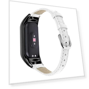 Leather Watch Strap with Bamboo Grain — Bands, Smartwatch 2025