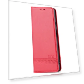 Magnetic Auto-absorbed Textured PU Leather Wallet Stand Protective Phone Case Cover — Flip Cases, Smartwatch 2025