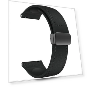 Magnetic Leather Coated Silicone Band — Bands, Smartwatch 2025