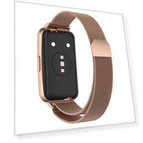 Magnetic Lock Metal Adjustable Wristband — Fitness Bands, Smartwatch 2025